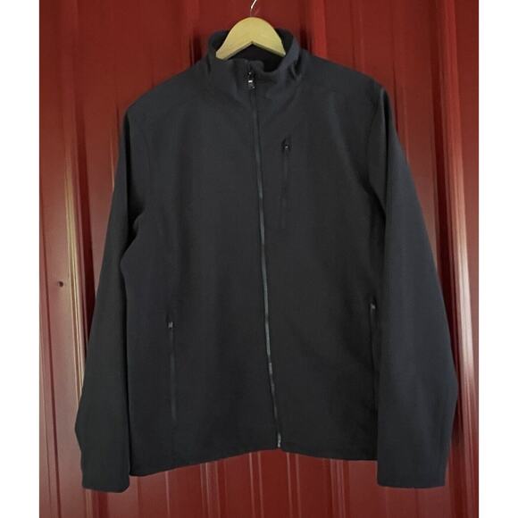 Polo Ralph Lauren Performance Jacket Stretch All Weather Zip Up Mock Neck Medium - Picture 1 of 7